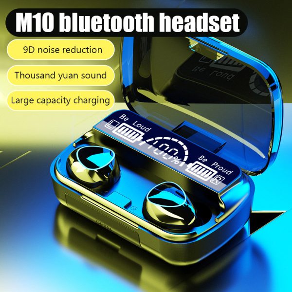 M10 Tws Bluetooth Earphones Handsfree LED Display