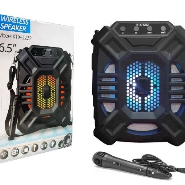 GTS-1222 Wireless Portable Speaker With FREE Mic