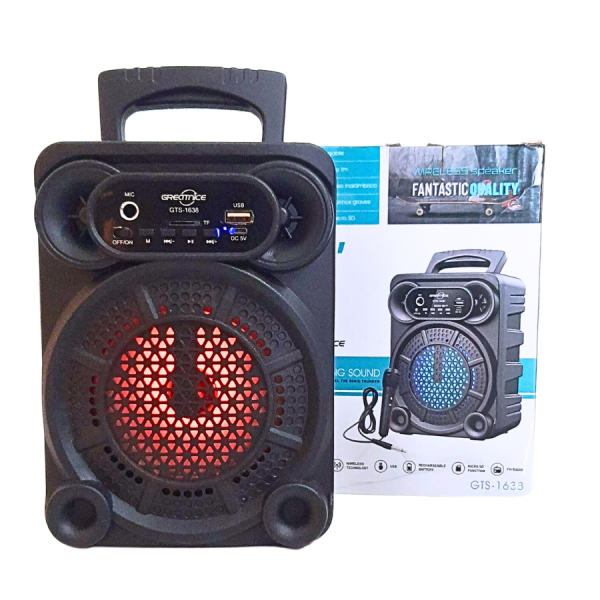 Wireless Speaker, Bluetooth portable Speaker with mic GTS – 1638